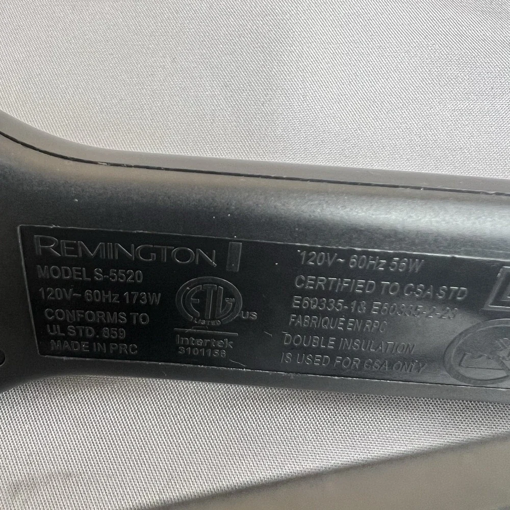 Remington S5520 Extra Wide Ceramic Hair Straightener Tested Works Great